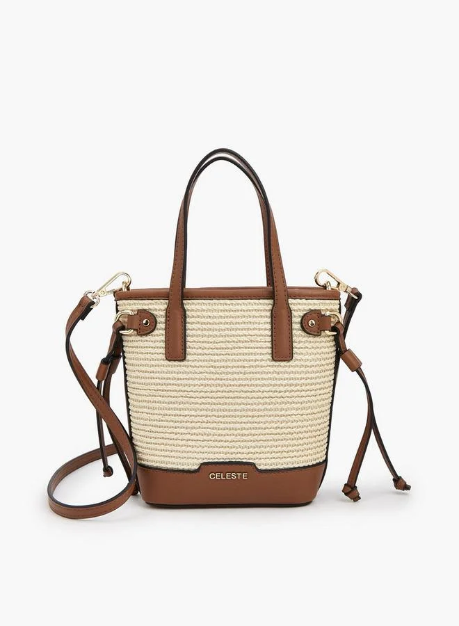 Celeste Embossed Monogram Tote Bag Ramadan Collection